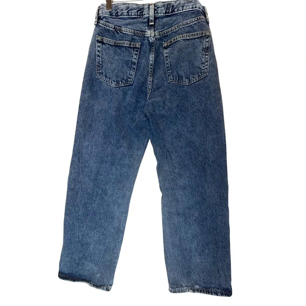 Old Navy Kids Baggy Built-In Tough Medium Wash Denim Jeans Blue Boys Size 14